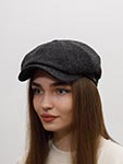 Кепка WIGENS арт. 101720 NEWSBOY CLASSIC CAP (темно-серый)